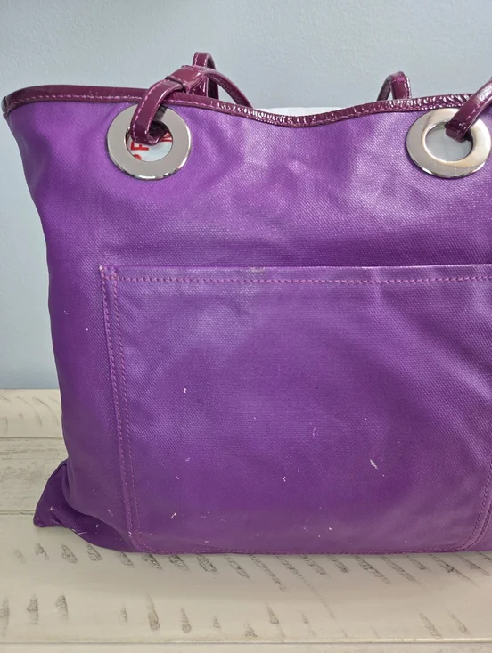 Coach Poppy Evie Tote from the vintage Poppy Collection, Multicolor, EUC - Picture 8 of 16